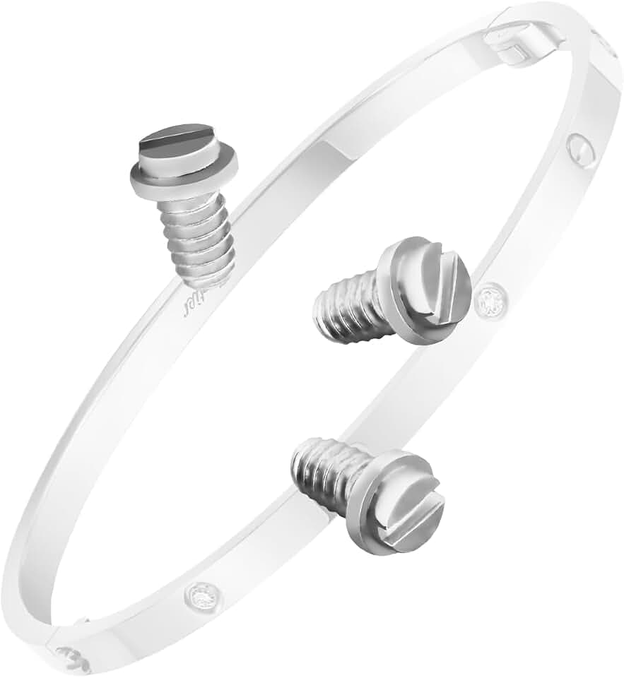 Flat Screws Replacement for Cartier Love Bracelet Screws 3.90mm