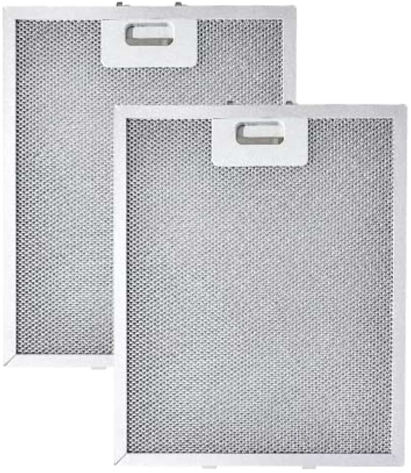 2X 320 x 260mm Aluminium-Fettfilter Austauschfilter Dunstabzugshauben für Küchenabzugshauben