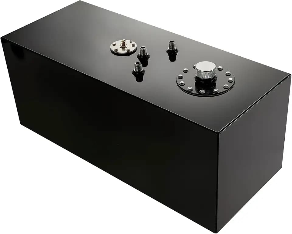 EVIL ENERGY 19 Gallon Fuel Cell Gas Tank Aluminum with Level Sender Street Drift Black