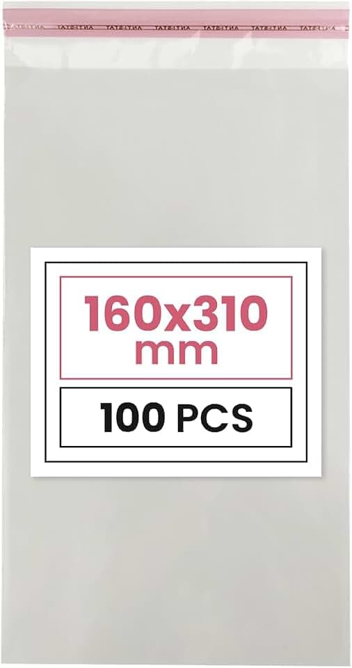 Netuno 100 PP Folienbeutel selbstklebend 16x31 cm glasklar und praktisch