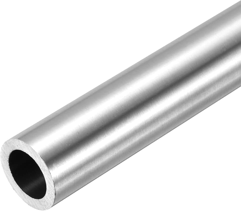 sourcing map Kapillarrohr aus 304 Edelstahl, 13 mm Innendurchmesser x 19 mm Außendurchmesser, 250 mm Länge, rundes nahtloses gerades Stahlmetall-Kapillarrohr für Industrie-DIY-Projekte