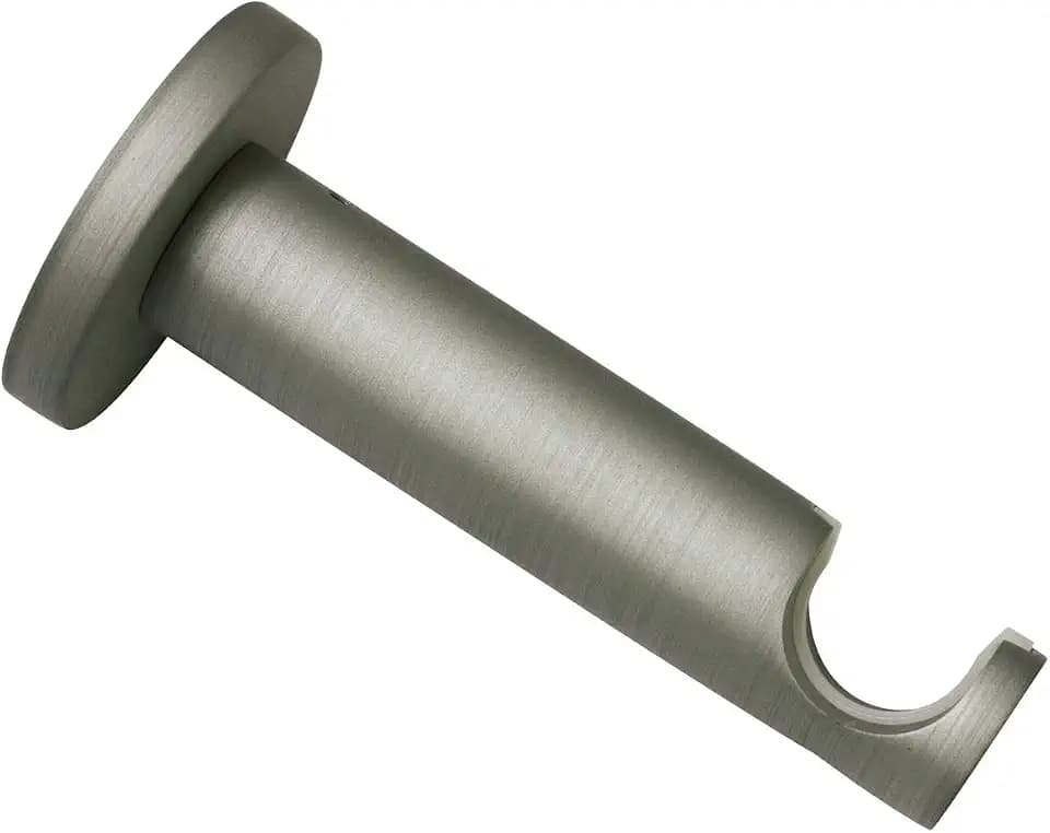 Gardinia Träger 1-Lauf offen für Ø 19 mm Silber 9 cm, Metall 32459