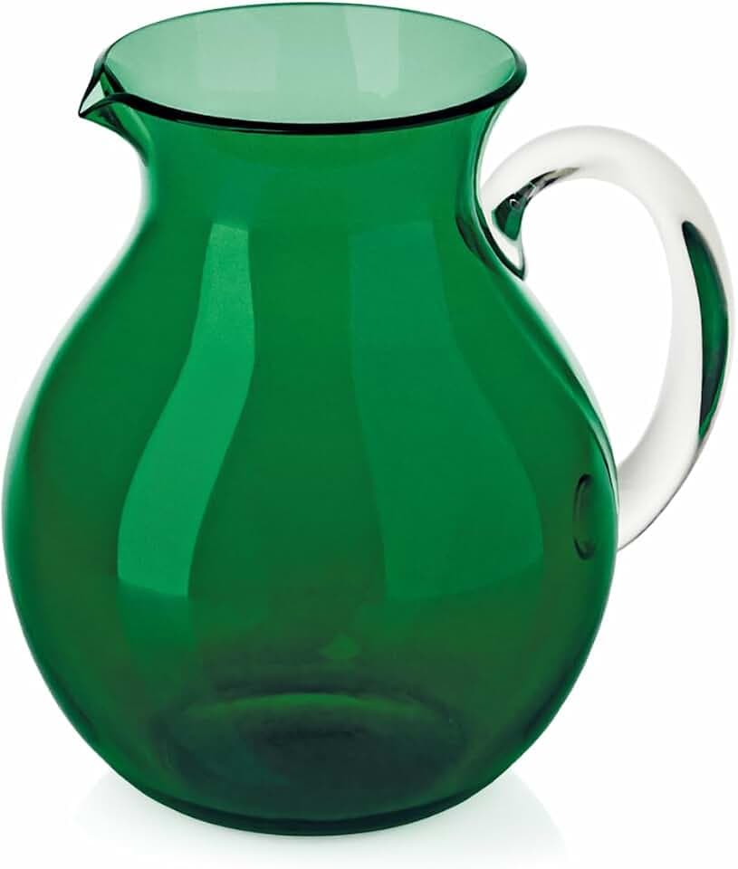 GUZZINI - Karaffe Balloon "Dolcevita", Bio-Based Plastic, Emerald, 16,5x20xh20, Smaragd