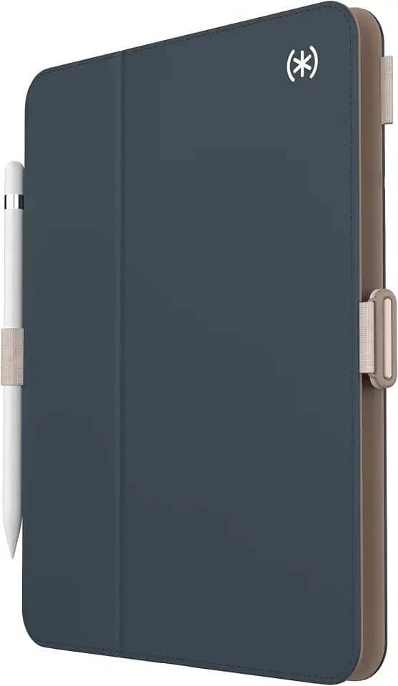 Speck Case for iPad Pro 10th Generation 10.9 Inch - Drop & Camera Protection, Slim Multi Range Stand, Apple Pencil Holder - Almond Milk/Mocha/Charcoal