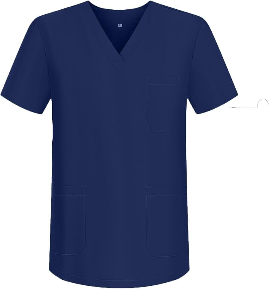 MISEMIYA - Medizinische Uniformen Unisex Top Krankenschwester Krankenhaus Berufskleidung BZ-6801