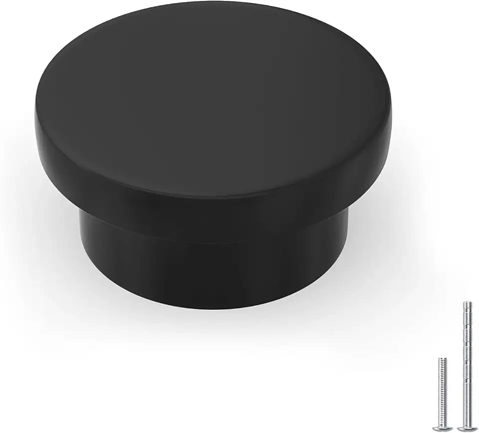 homdiy 10 Pack Black Kitchen Cabinet Knobs for Drawer Dresser Knobs