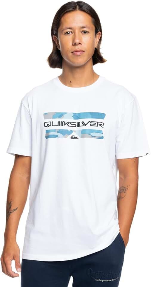 Quiksilver Herren Qs Camo Logo Ss T-Shirt (1er Pack)