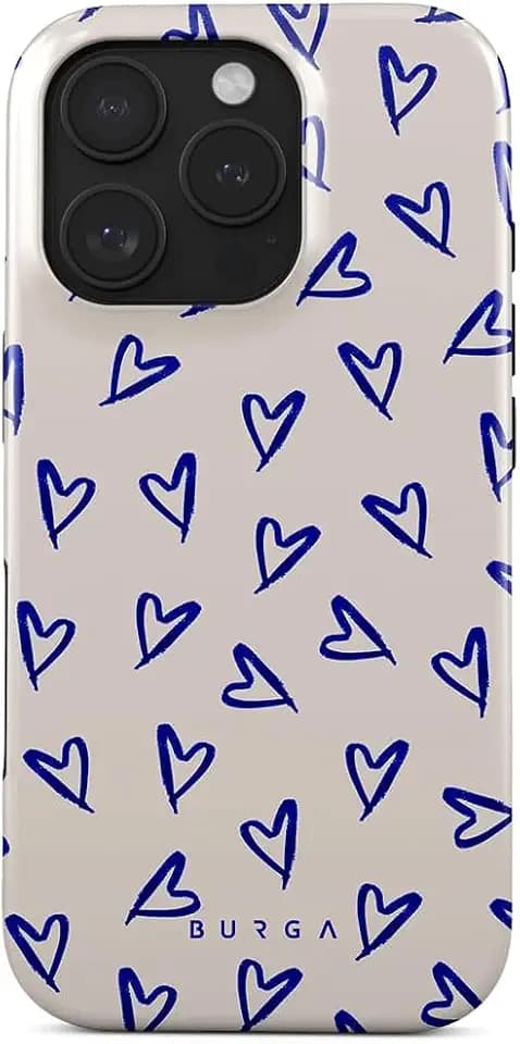 BURGA Unisex Phone Case for iPhone 16 Pro Max – Dual-Layer Design with Shock-Absorbing Silicone & Durable Exterior, Scratch-Resistant Finish and Raised Bezel Edge for Screen Protection & Daily Use