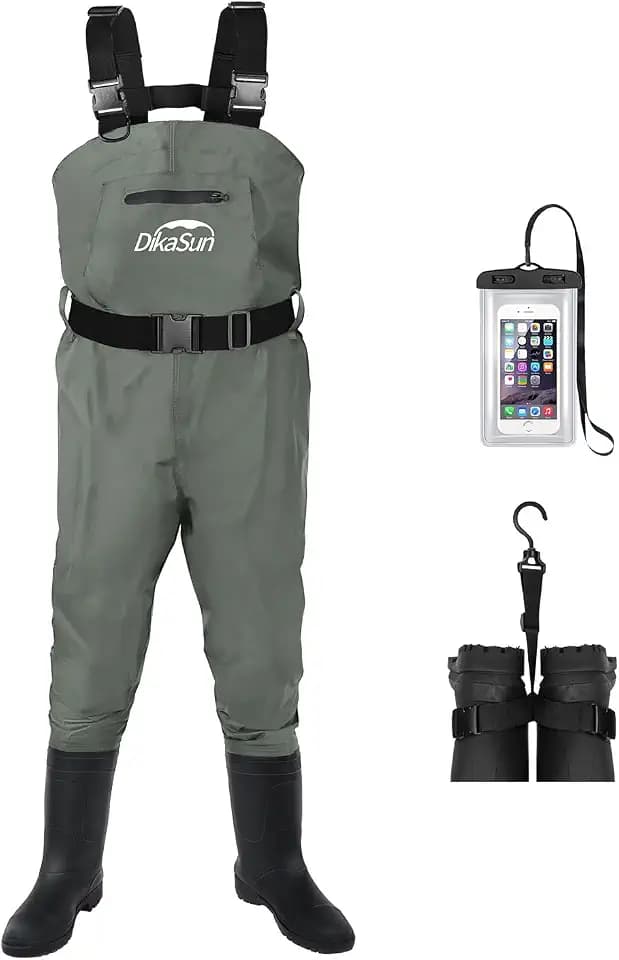 Fishing Waders for Men & Women, Waterproof Chest Waders with Boots