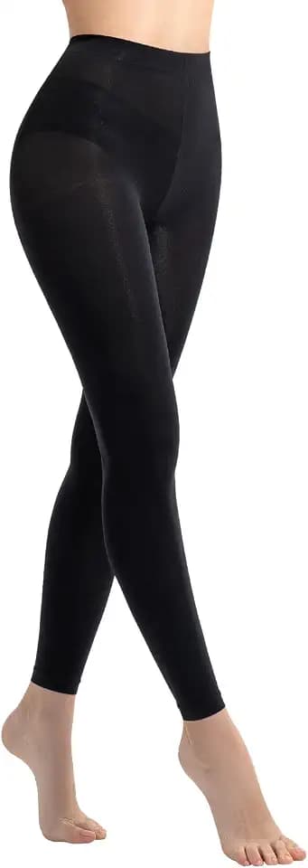 MANZI Footless Semi Opaque Tights for Adult Women 40 Denier Dance leggings
