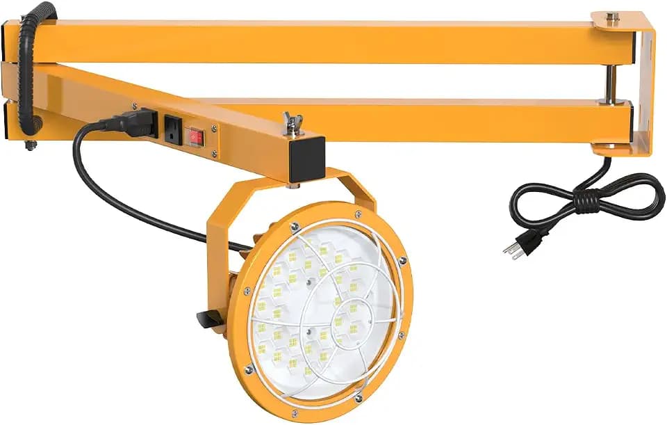 60W LED Loading Dock Light - 6600LM 45" Foldable Arm ETL Listed