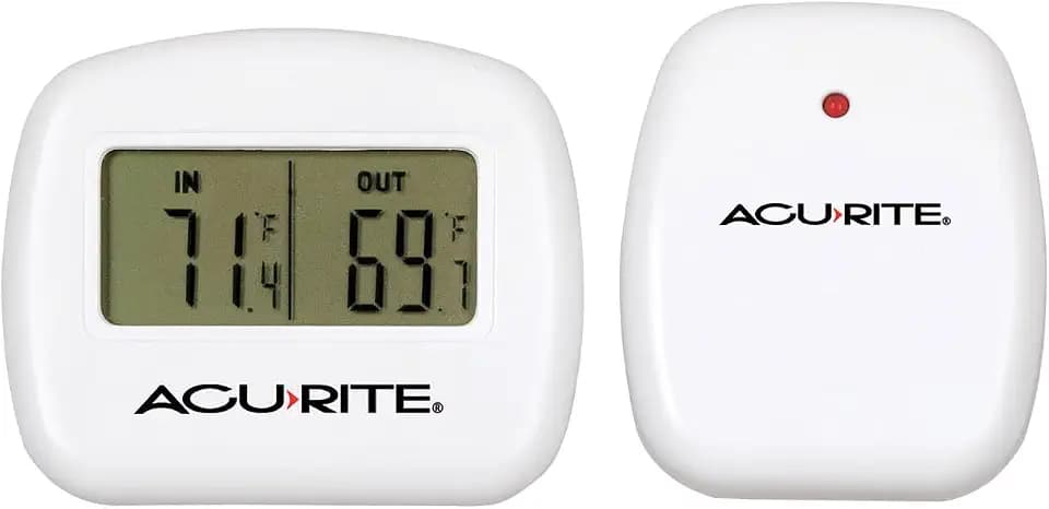 AcuRite (00782A4) Wireless Thermometer with Indoor/Outdoor Temperature