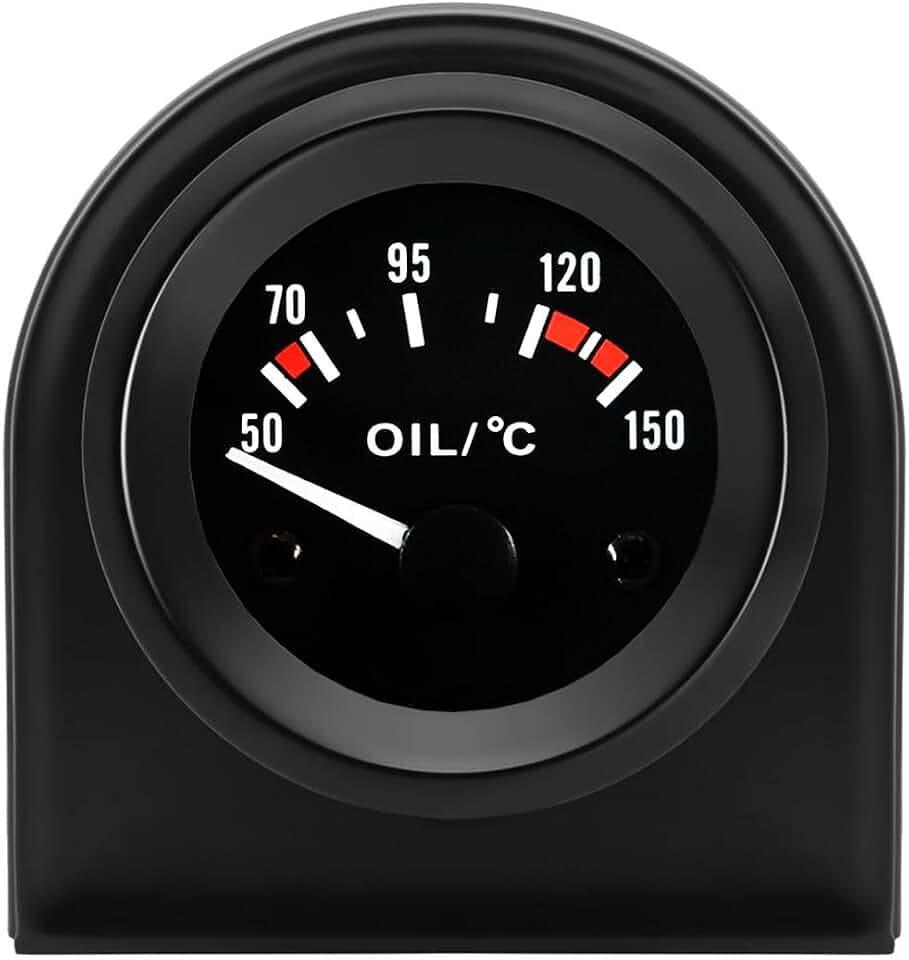 Auto Öltemperaturanzeige Kfz 52mm Öltemperatur Messgerät mit Sensor