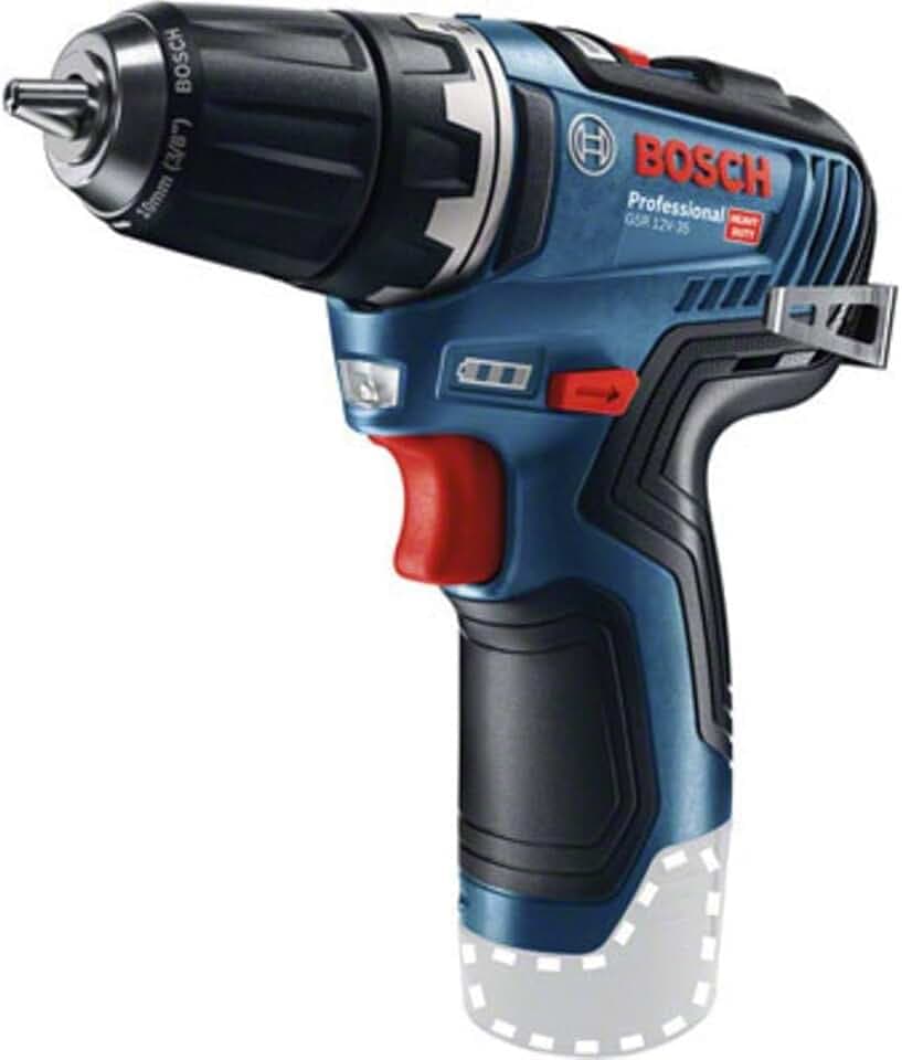 Bosch Professional 12V System Akku-Bohrschrauber GSR 12V-35 (ohne Akku/ Ladegerät)