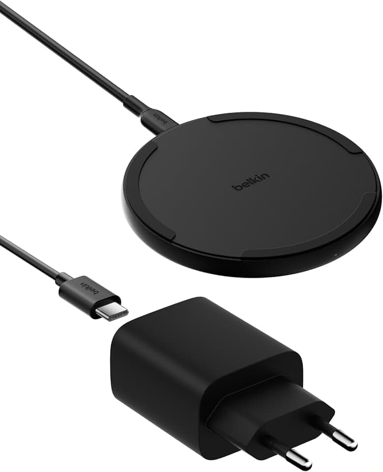 Belkin BoostCharge Pro Kabelloses Ladegerät Qi, 15W Schnellladen – Schwarz