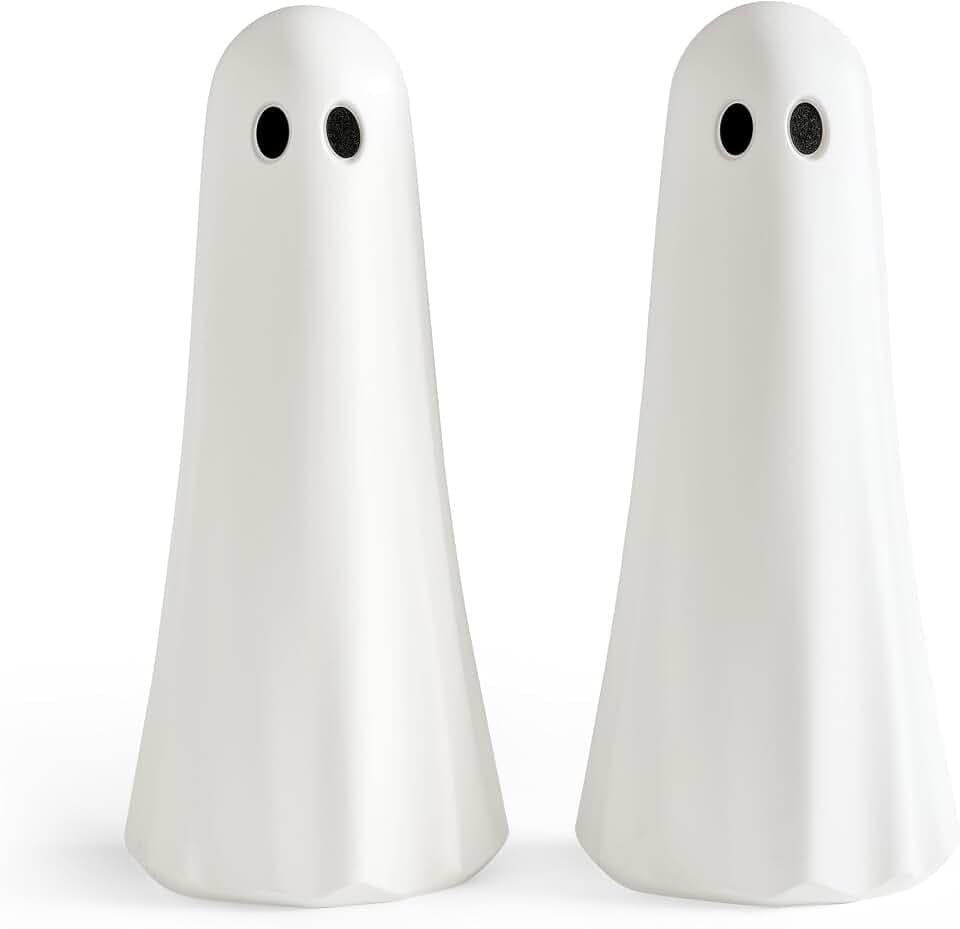 Step2 Boo Buddy Halloween Ghost Statue, White, 40 in, 2 Pack
