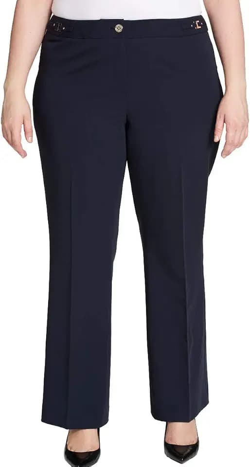 Tommy Hilfiger Women's Pants Solid Trouser Sportswear Pants