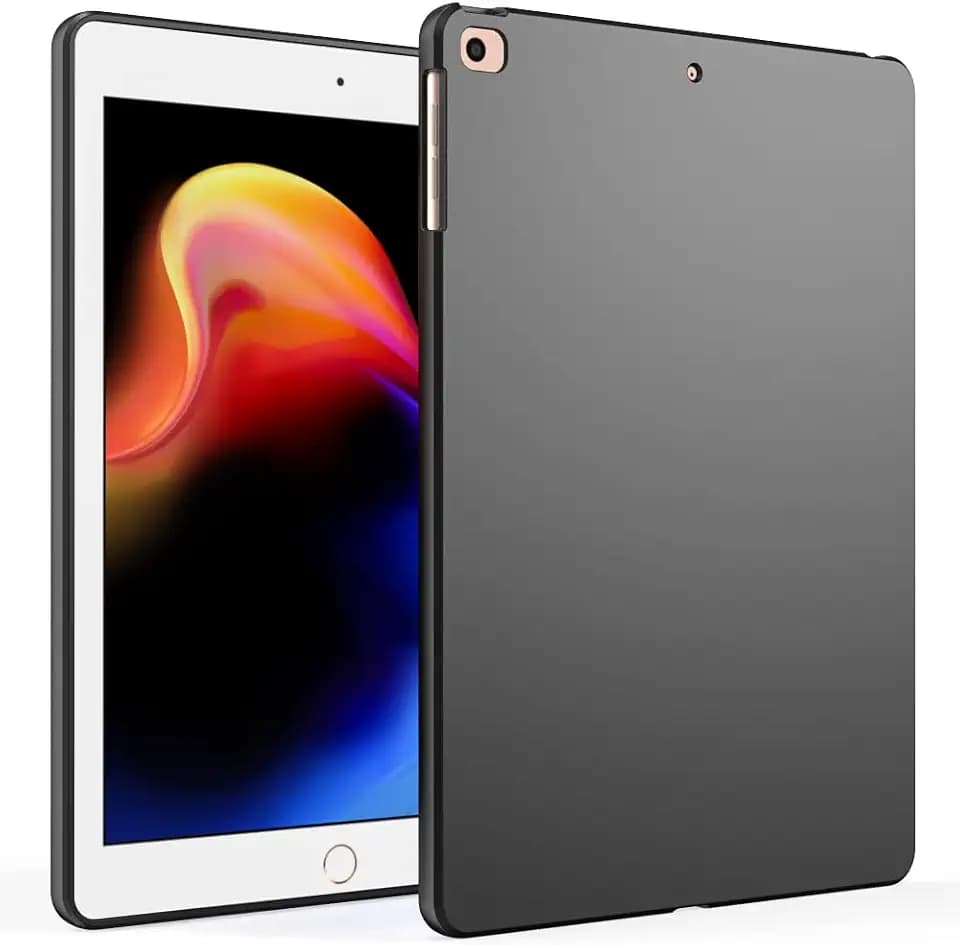 Case for iPad Air 2 Case 2014, iPad Air Case 2013, Thin and Soft Tablet Protective Cover for iPad Pro 9.7 inch 2016 & iPad Air 2 Air 1, Black
