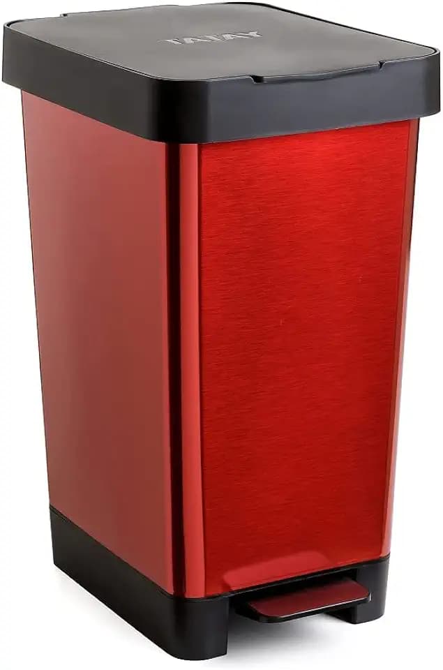 TATAY Mülleimer Smart 26x36x47 cm Für innen und außen Robuster Kunststoff