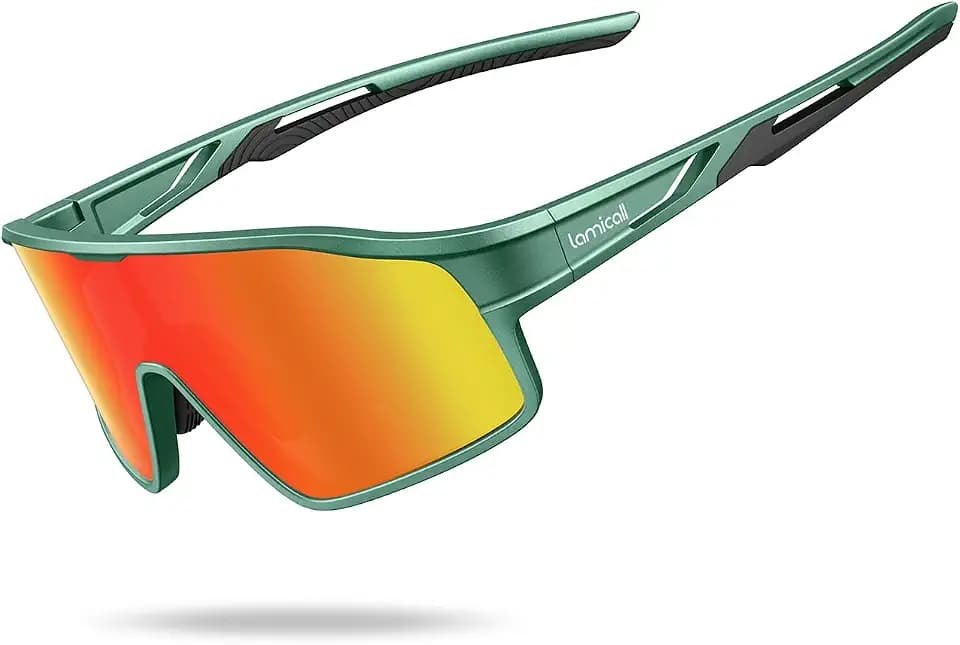 Lamicall Fahrradbrille Kinder, UV400 Polarisierte Sport Sonnenbrille Kinder