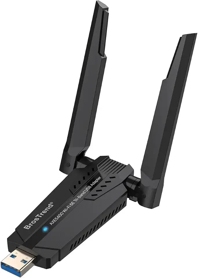 BrosTrend AXE5400 Tri-Band Linux WiFi Adapter for PC, Raspberry Pi, Odroid