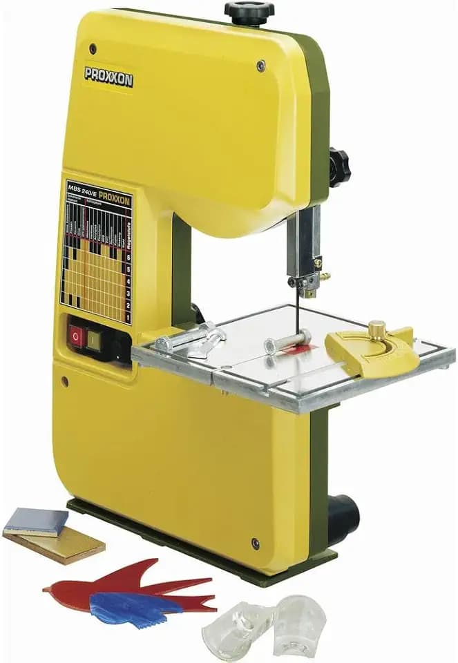 PROXXON 27172 Bandsäge MBS240/E mit Drehzahlsteuerung 230 Volt Anschluß 85 Watt