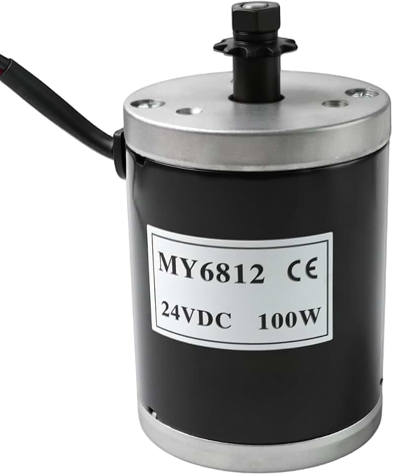MY6812 24V 100W 9-Tooth Motor Component for Electric Scooter Drive