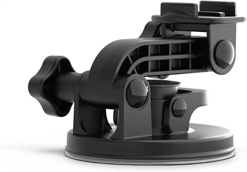 GoPro HD HERO2, HERO3, HERO3+ Front Saugnapfhalterung - gebogene, vertikale Schnellspannschnalle, 2 x Schwenkarme, Rändelschrauben (Offizielles GoPro-Zubehör)