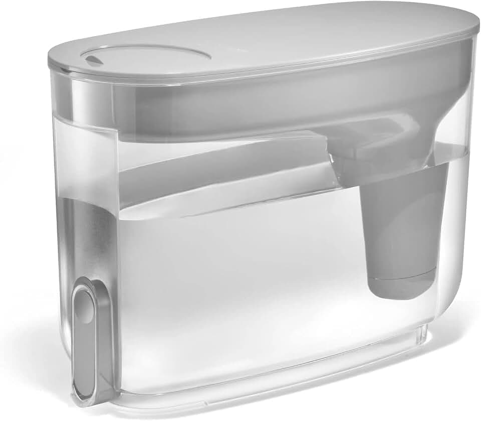 LifeStraw Home BPA-Free Water Filter Dispenser, 18-Cup, Pebble