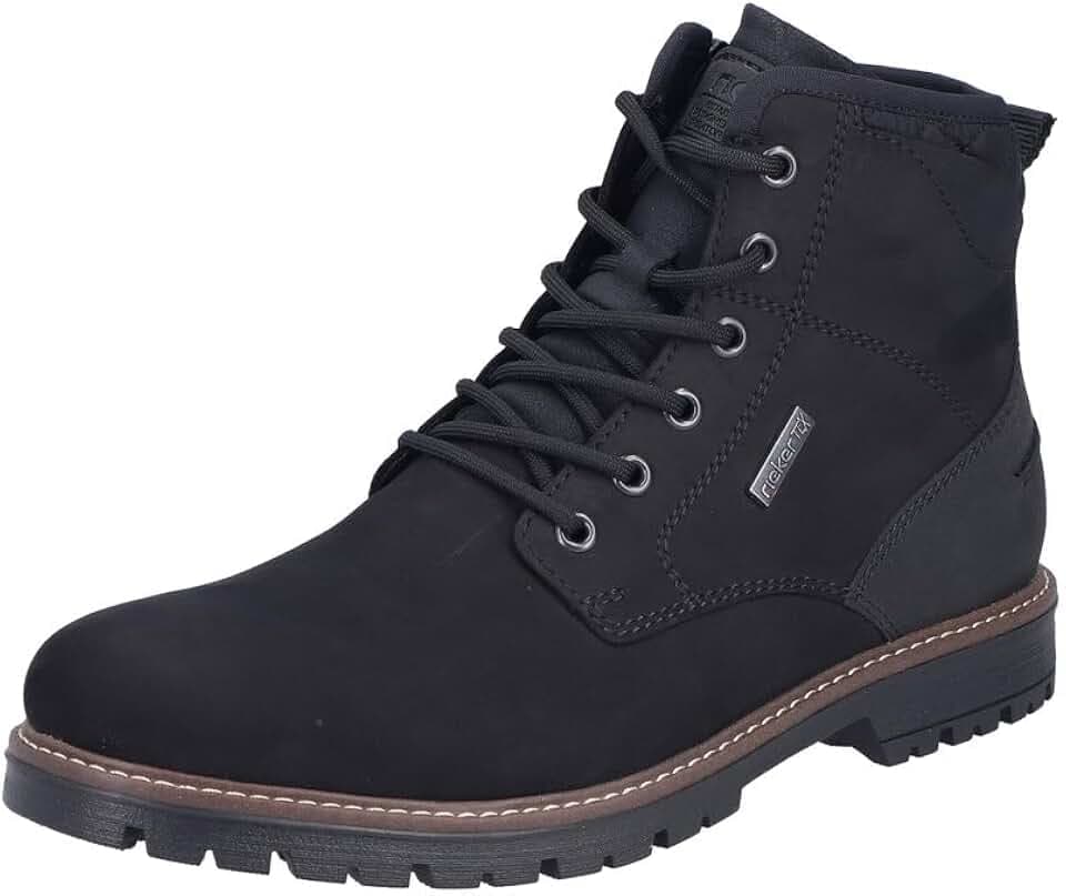 Rieker Herren F3614 Schnür Stiefel