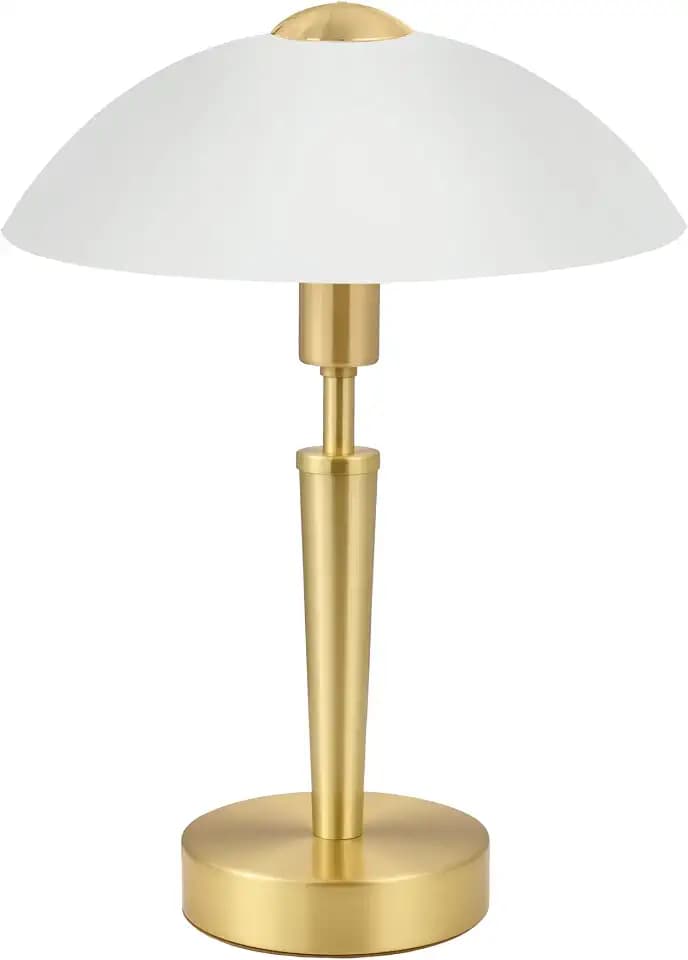 EGLO Tischleuchte Solo 1, 1 flammige Tischlampe, Material: Stahl