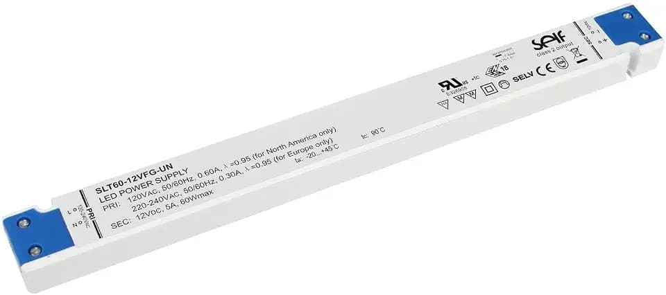 Self SLT60-12VFG-UN 60W 12V 5A LED Netzteil für Möbel extrem flach
