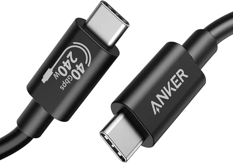 Anker USB C Cable, 40 Gbps USB 4 Data Cable,Compatible with Thunderbolt 4/3
