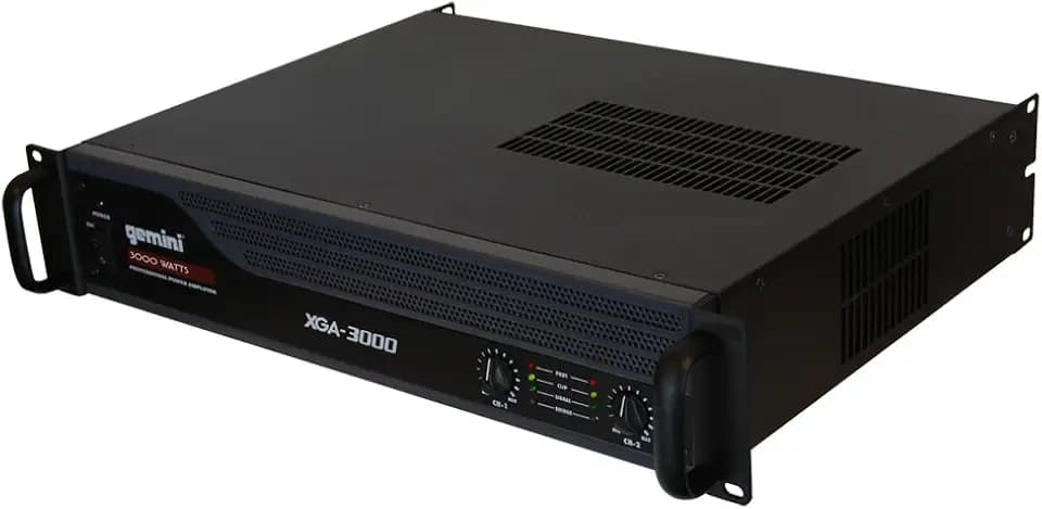 Gemini 2-Channel Power Amplifier, 3000 Watts, 4/8Ω (XGA-3000)