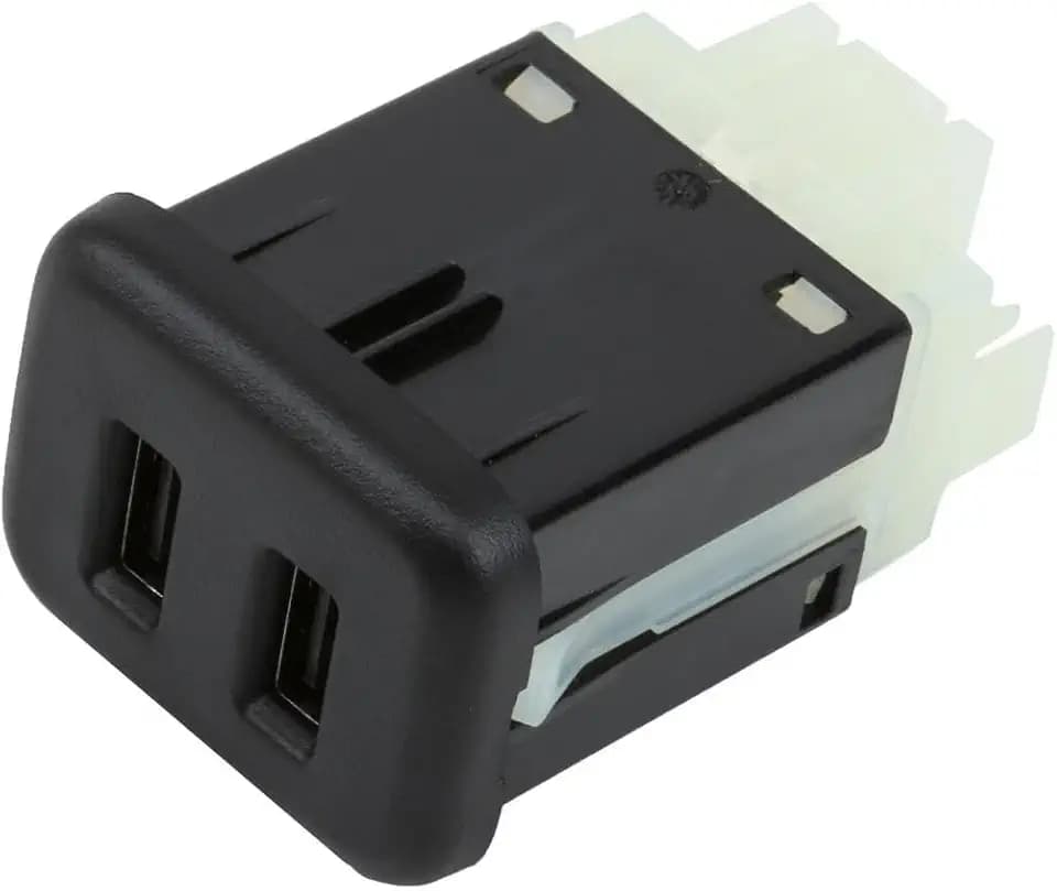 GM Genuine Parts 13509945 Jet Black Multimedia Receptacle