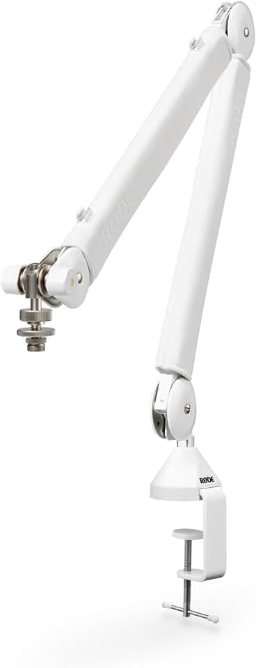 RØDE PSA1+ Professioneller Studioarm mit Federdämpfung und Kabelmanagement (Weiß)