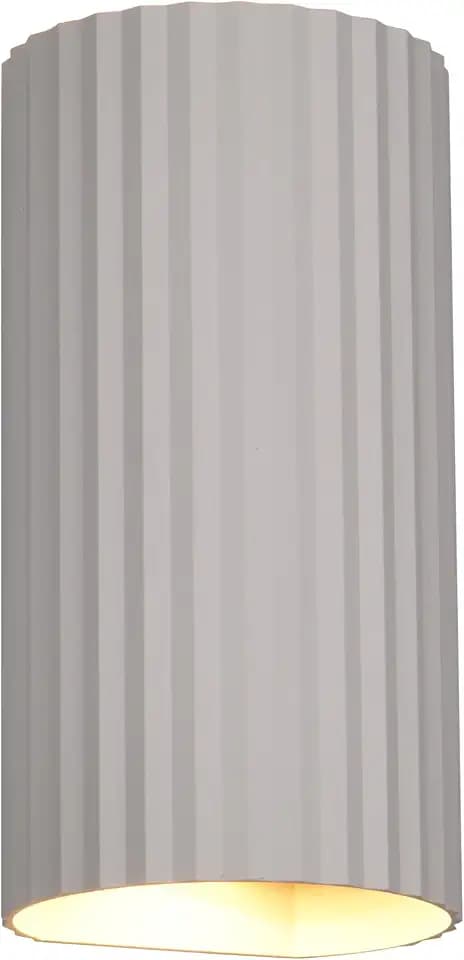 Trio Leuchten Wandleuchte Soka 267700276, Metall Warum Grau, exklusive 2x GU10, Up & Down Beleuchtung