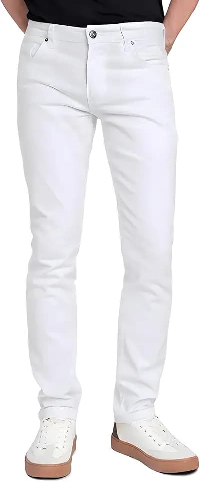TEGIAS Men's Slim-Fit Stretch Jean Classic Comfort Regular Fit