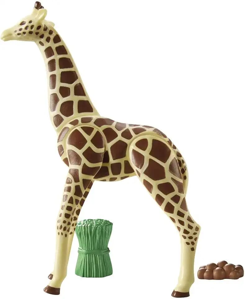 PLAYMOBIL WILTOPIA 71048 Giraffe inklusive vielen Zubehör und Tier-Sammelkarte mit QR-Code, ab 4 Jahren,