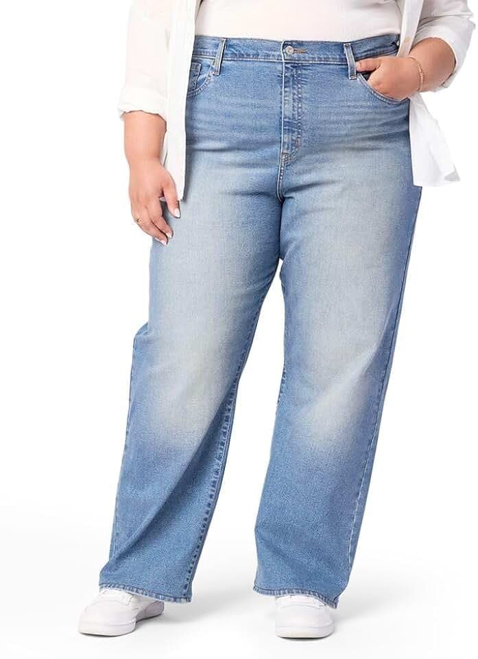 Levi Strauss Signature Gold Women's Heritage High Rise Loose Straight Jeans