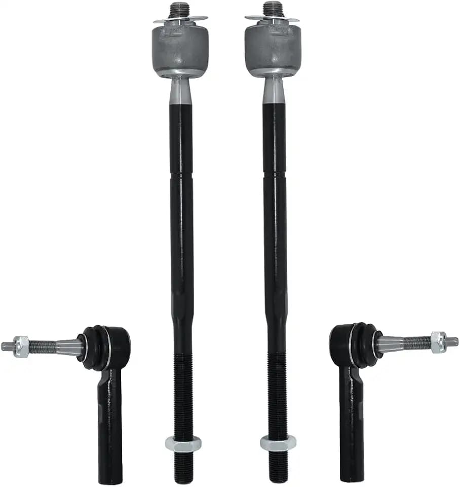 Front Inner and Outer Steering Tie Rod EV800400 ES800408 Fit for 2008-2014 Dodge Avenger, 2007-2010 Chrysler Sebring, 2011-2014 Chrysler 200