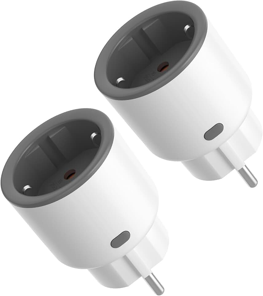 SONOFF S60ZBTPF Zigbee Smart Plug (Erfordert Zigbee-Gateway) – Fernsteuerung, Energiemessung, Zeitpläne, Überlastschutz, Zigbee-Repeater, kompatibel mit der eWeLink-App-2 Pack