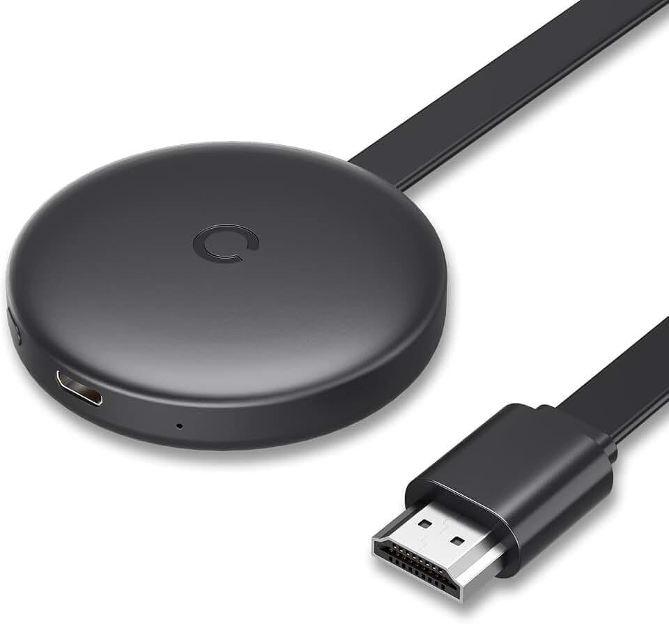 Wireless HDMI Adapter, 2.4G/5G Miracast HD WiFi Dongle für TV, HiFi Display Adapter für Android/OS/Windows/Mac OS Laptop,Phone,Tablet, auf PC/HDTV Monitor/Projektor.