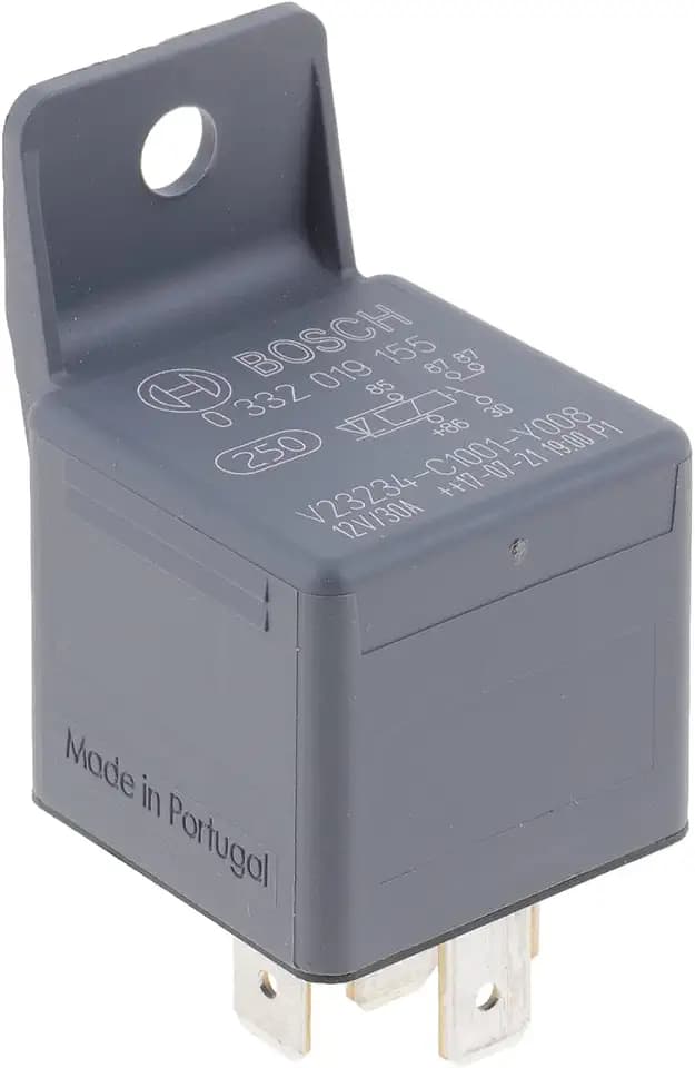 BOSCH 0332019155 Normal Open Mini Relay - 5 Pins, 12V, 30A - Single