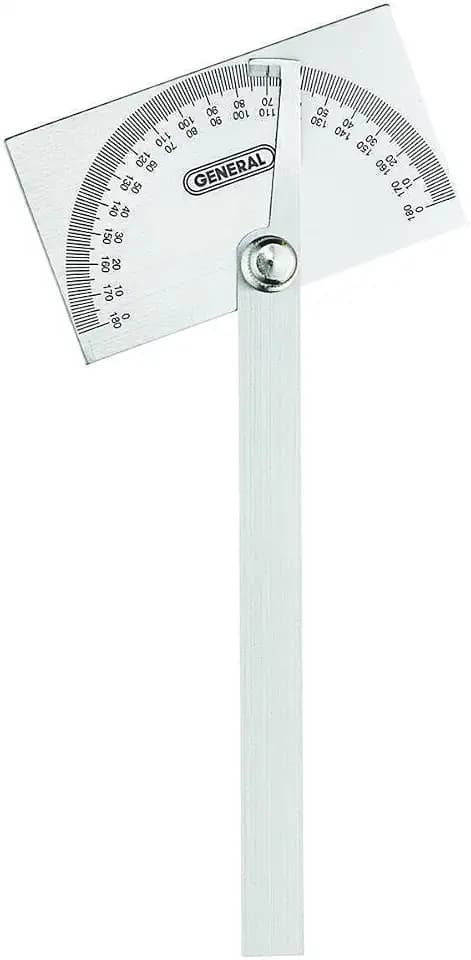 General Tools Square Head Protractor & Angle Finder for Carpentry & Framing