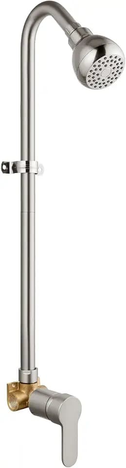 Outdoor Shower Kit,Outside Shower with Single Handle,Brushed Nickel