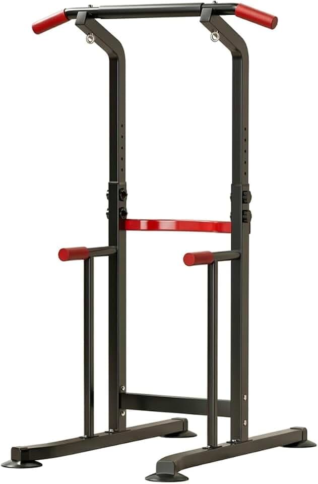 Power Tower Pull Up & Dip Station Multi-Function Home Strength Training Fitness Workout Station Height Adjustable