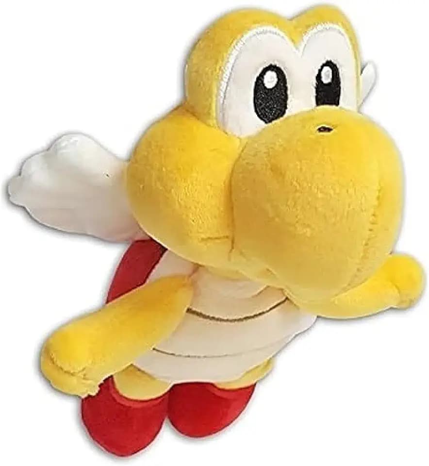 Little Buddy Super Mario All Star Collection 1590 Koopa Paratroopa Stuffed Plush, 7.5", Multi-Colored
