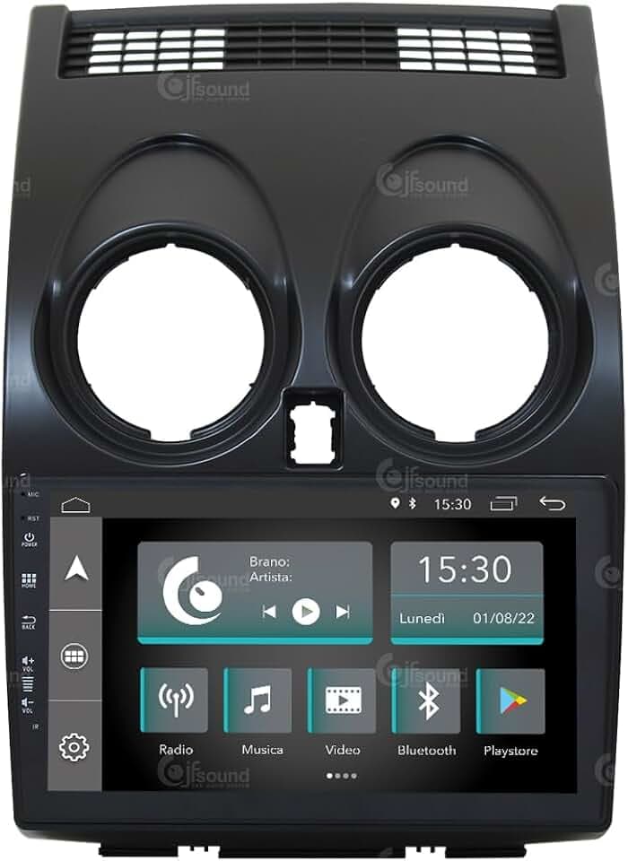 Autoradio für Für Nissan Qashqai (2008-2013) Mit Standard-rückkamera Android GPS Bluetooth WiFi USB DAB+ Touchscreen 9" 8core Carplay AndroidAuto