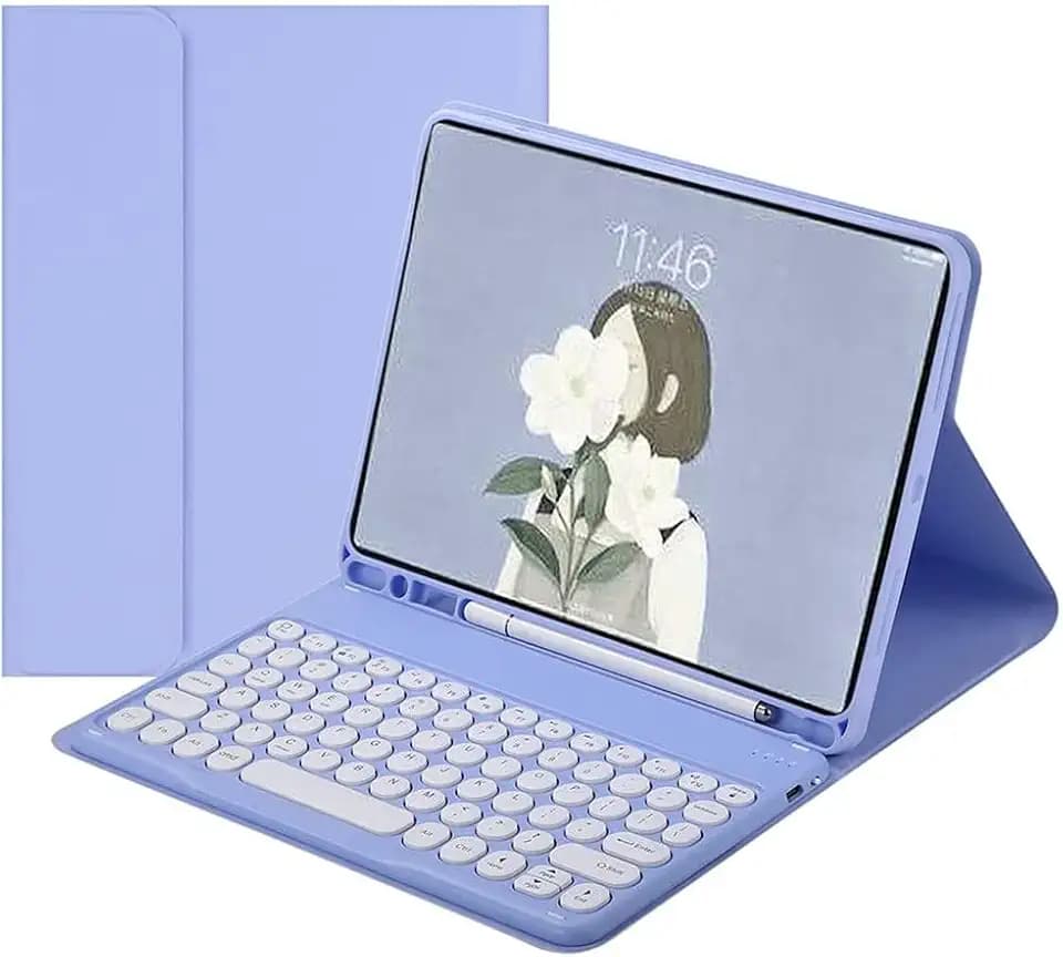 Keyboard Case for iPad Air 13"(M4/M3/M2)/Pro 12.9"(6th/5th/4th/3rd Gen)